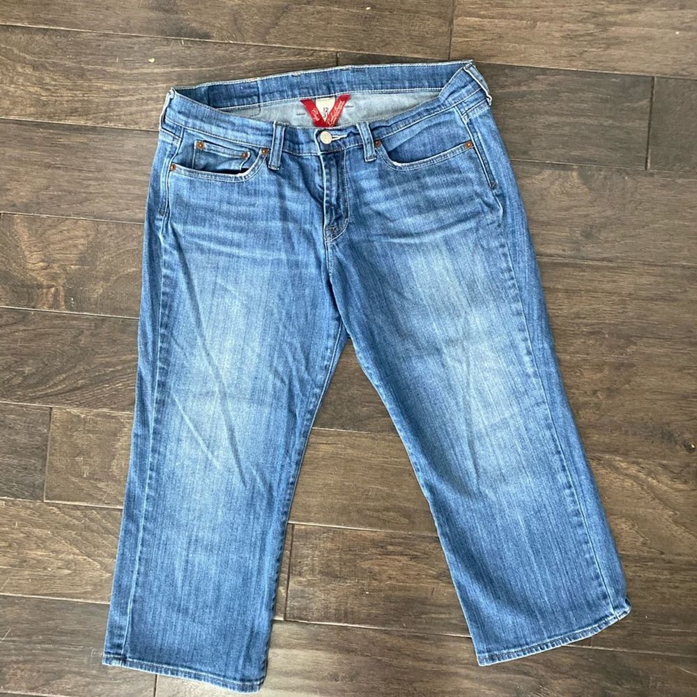 Lucky Brand Classic Rider Crop Jeans Size 12